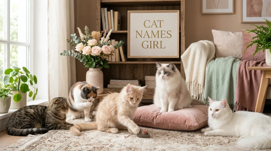Cat Names Girl Owners Love: 200+ Unique Ideas Organized by Style, Color, Personality, and the Special Traits That Make Every Female Cat Stand Out Cat Names Girl