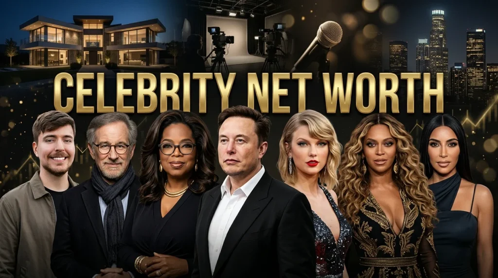 Celebrity Net Worth in 2026: How America’s Biggest Stars Build Their Fortunes Through Movies, Music, Business Ventures, and Investments Celebrity Net Worth